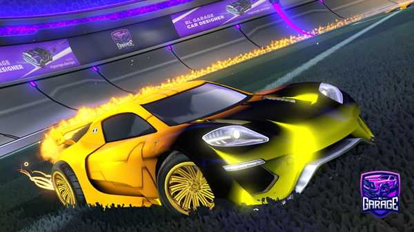 A Rocket League car design from Sheishboy