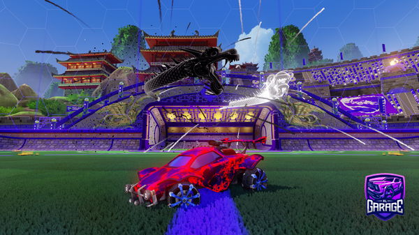 A Rocket League car design from -Mouni-