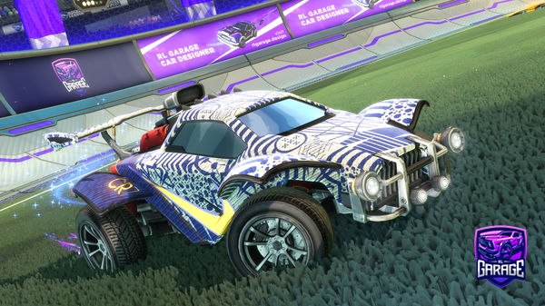 A Rocket League car design from luquetadeus