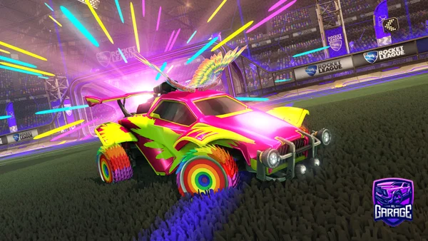 A Rocket League car design from maskatora