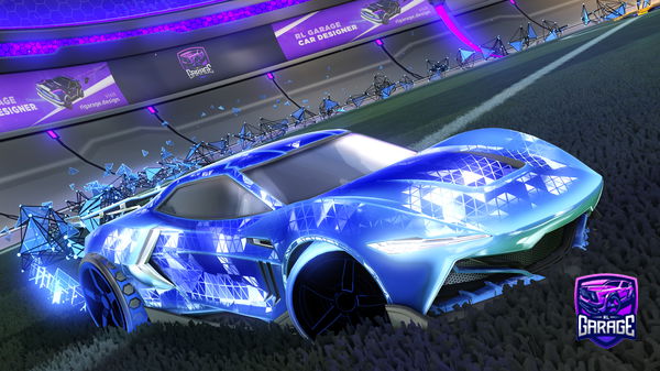 A Rocket League car design from achilleus114
