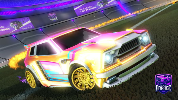A Rocket League car design from FIREone62