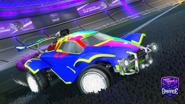 A Rocket League car design from powereset