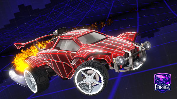 A Rocket League car design from AsphaltSportRL