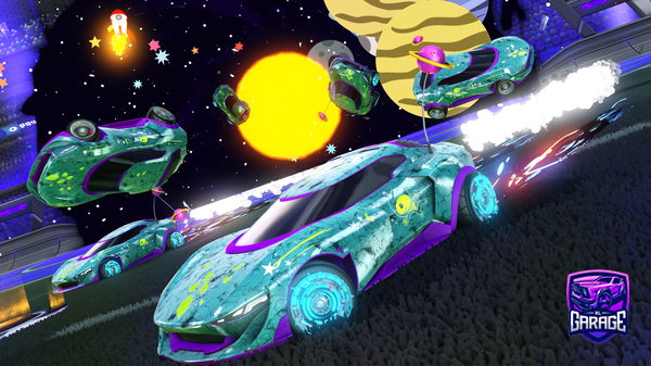 A Rocket League car design from DaceyB