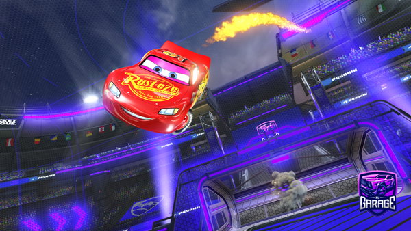 A Rocket League car design from MOLON2209