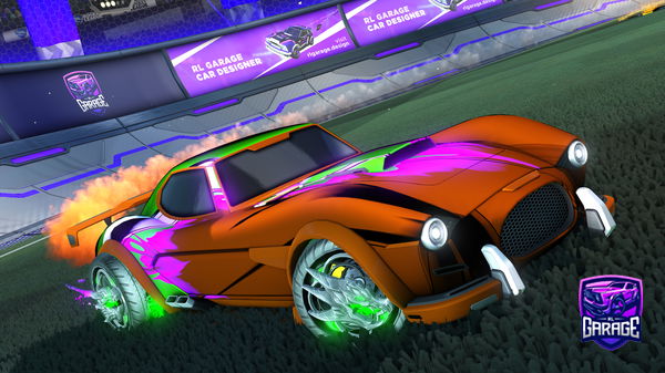 A Rocket League car design from Shooteo2313