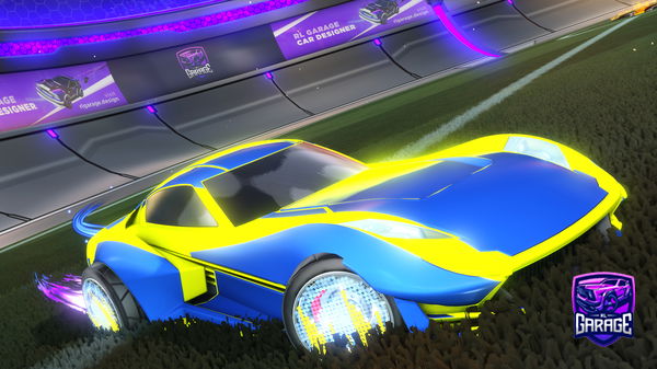 A Rocket League car design from Zarif98