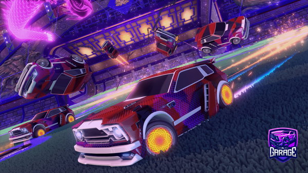 A Rocket League car design from Midheeee