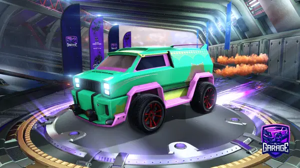 A Rocket League car design from Aqua28