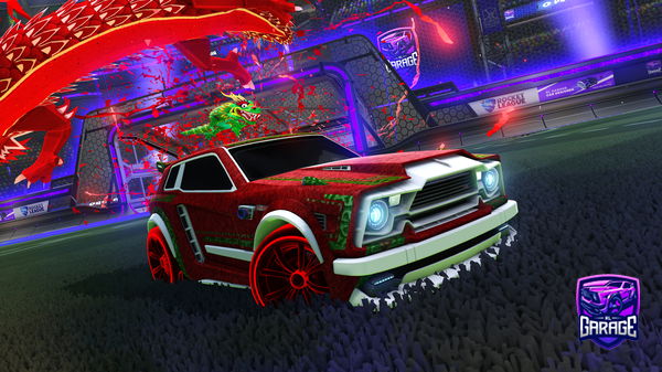 A Rocket League car design from xWolfx1010