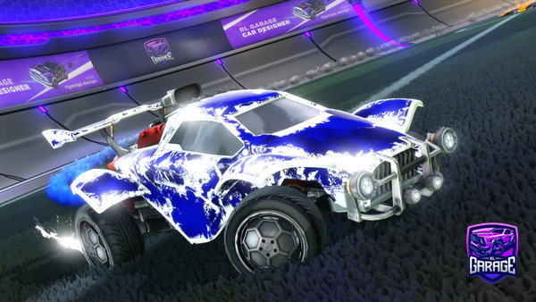 A Rocket League car design from MissWizz