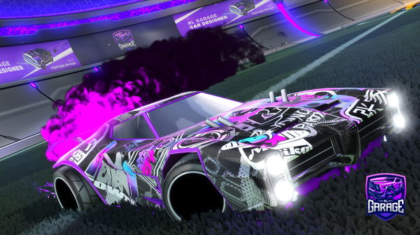 A Rocket League car design from SpaceCedatSB