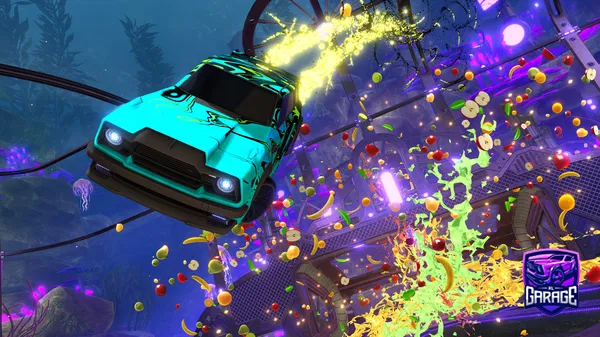 A Rocket League car design from H3av3nLee