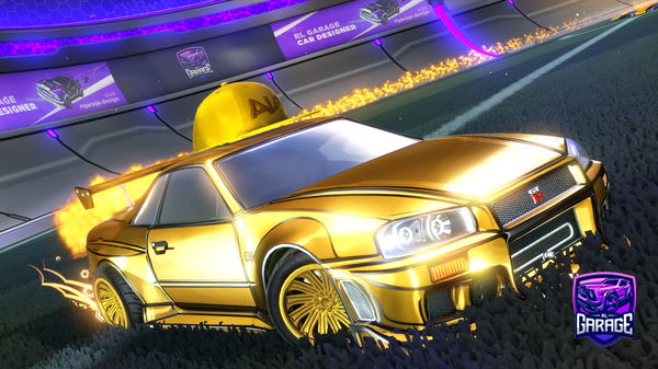 A Rocket League car design from Lommamark