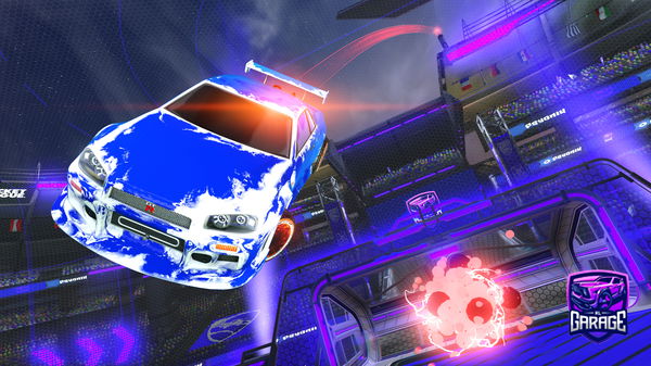 A Rocket League car design from BrankoPika