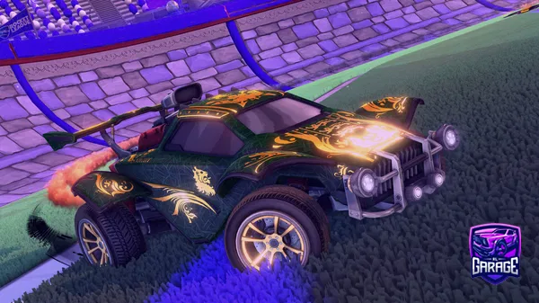 A Rocket League car design from Aidopotato222