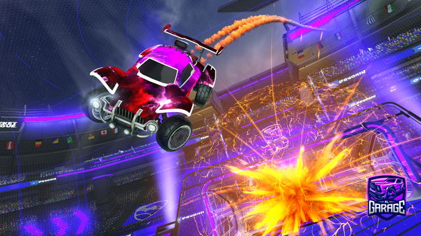 A Rocket League car design from Gzou