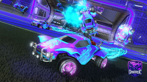 A Rocket League car design from Staticklips