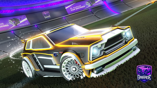 A Rocket League car design from supernoobbers