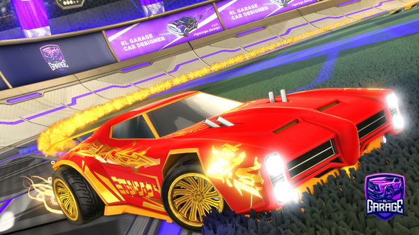 A Rocket League car design from hdrokker