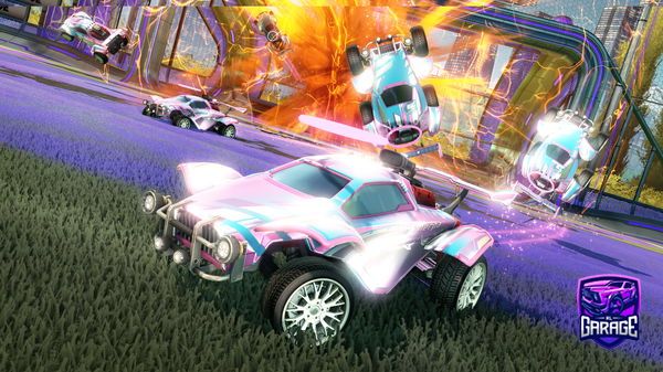 A Rocket League car design from cutxo