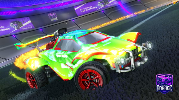 A Rocket League car design from spdsmallz