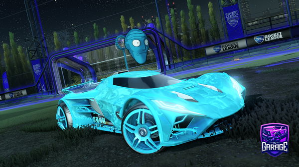 A Rocket League car design from MTGX