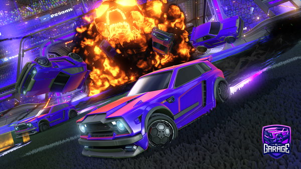 A Rocket League car design from Coronaman