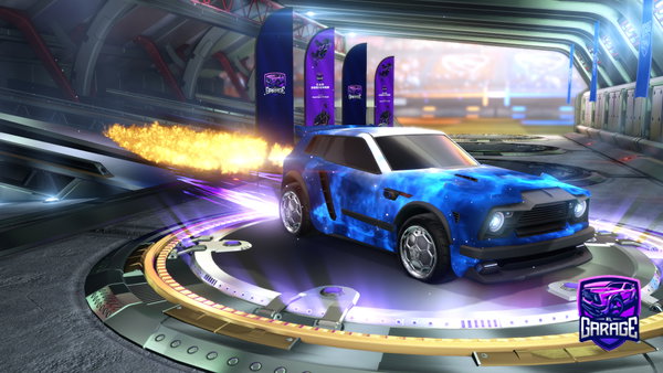 A Rocket League car design from FlashRun77