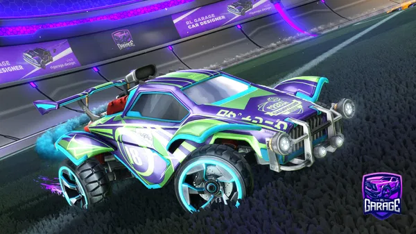 A Rocket League car design from Jasonkami