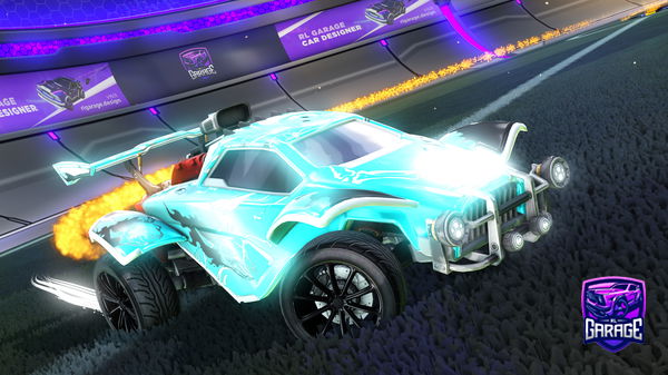 A Rocket League car design from Whitty2011