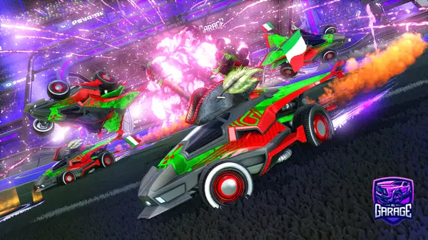 A Rocket League car design from PRPLWINGS