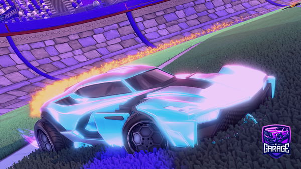 A Rocket League car design from babage21