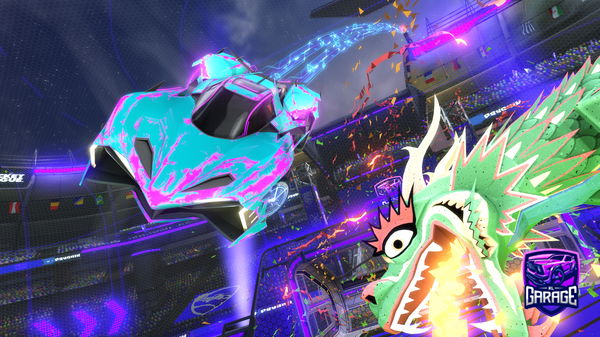 A Rocket League car design from Ven3x