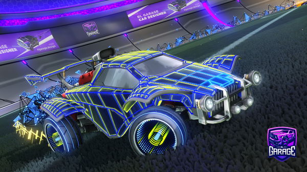 A Rocket League car design from Xoticgg