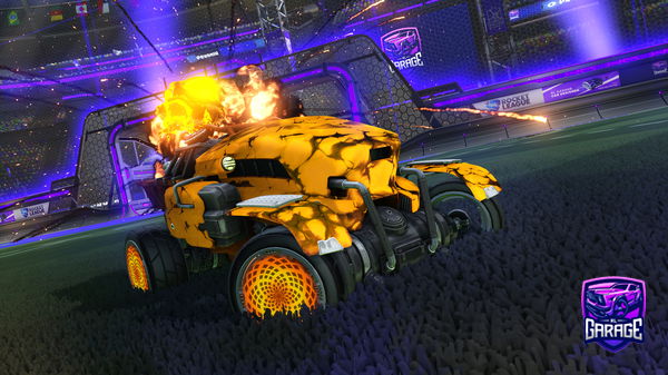 A Rocket League car design from ToxicWaffle39