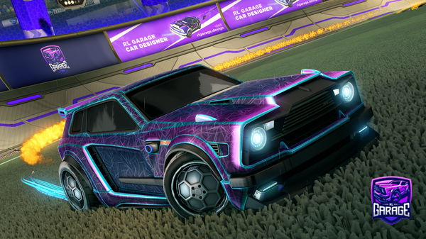 A Rocket League car design from FrostiNien