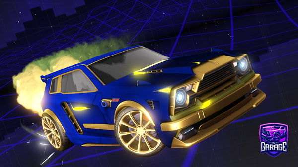 A Rocket League car design from Ayvix