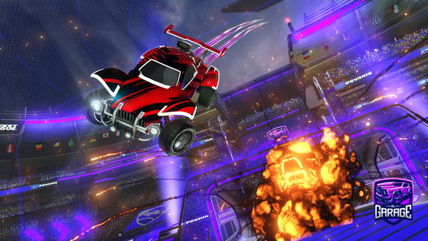 A Rocket League car design from Jackyyy123