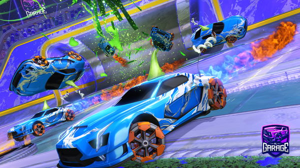 A Rocket League car design from Noahtorres