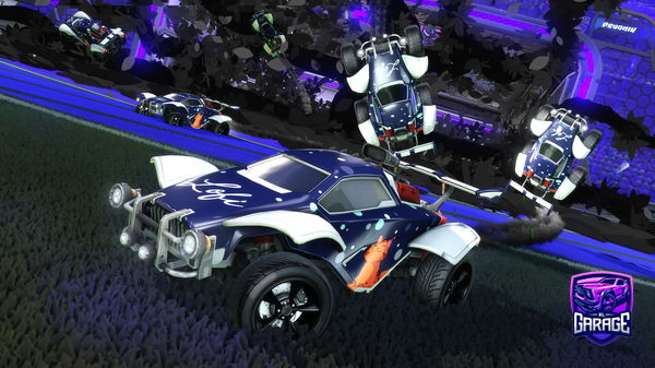 A Rocket League car design from SunkRL