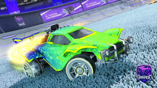 A Rocket League car design from Mxwson