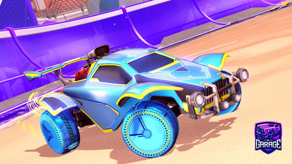 A Rocket League car design from Vzzxo