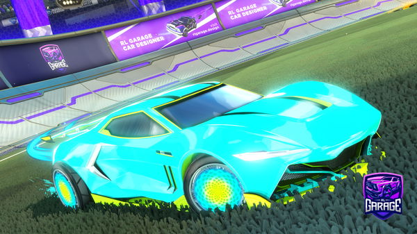 A Rocket League car design from Nitefury