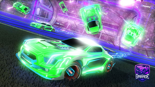 A Rocket League car design from supernoobbers