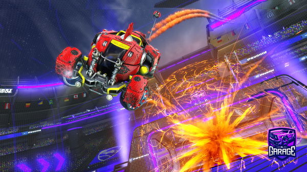 A Rocket League car design from Vinnus