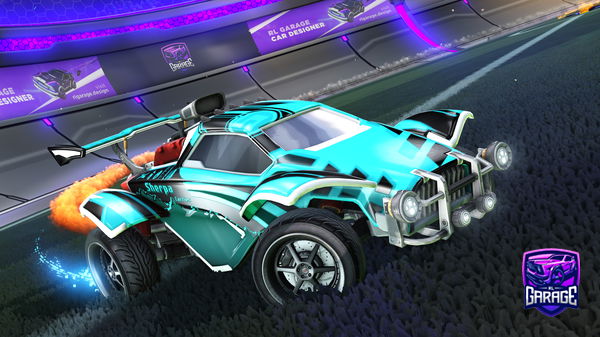 A Rocket League car design from trackstar77