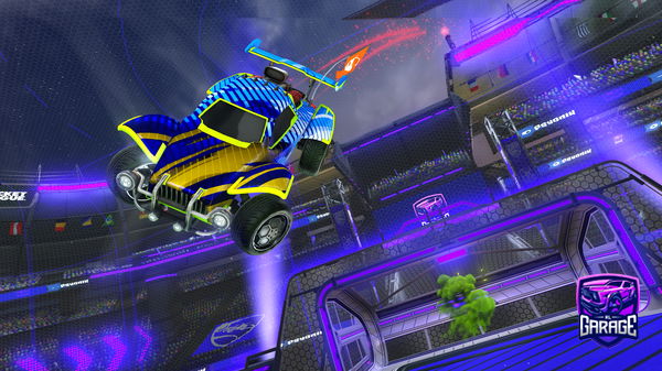 A Rocket League car design from Angelelmexicano1