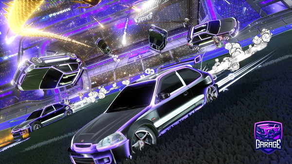 A Rocket League car design from Jacobwaza